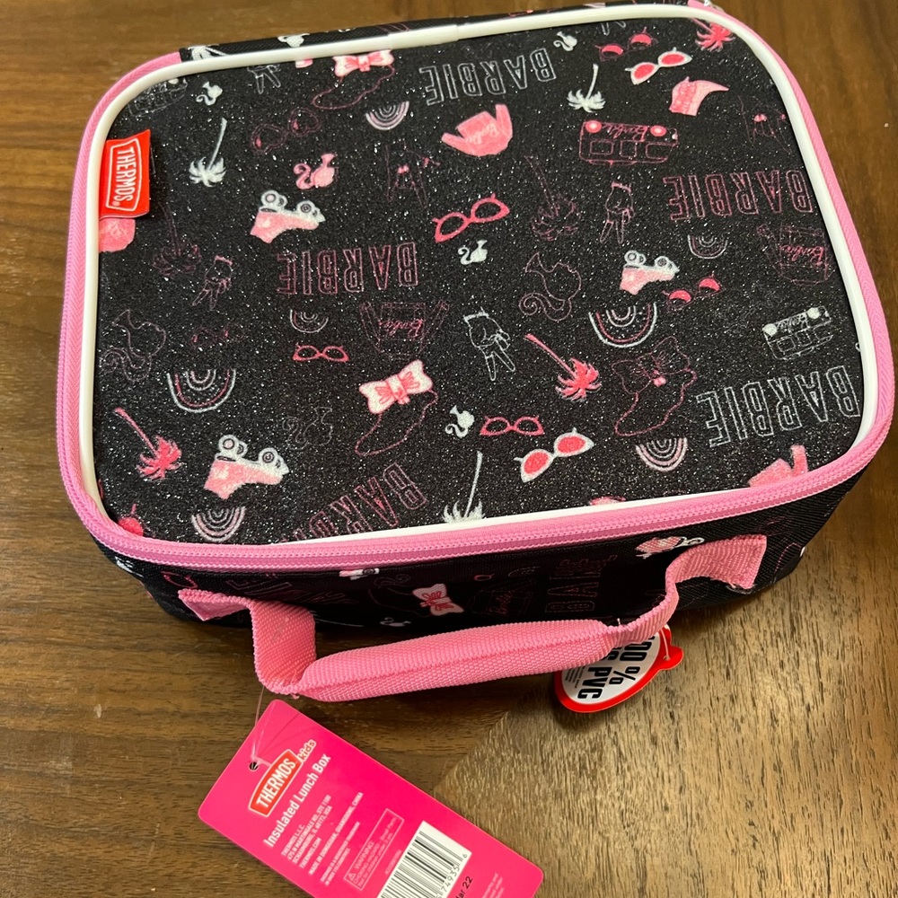 NWT Barbie Thermos lunch bag